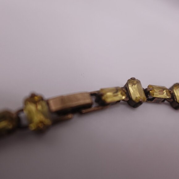J. Crew  Vintage citrine stone necklace - Picture 7 of 11